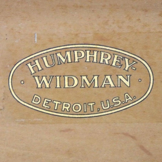 Wood Widman Arts & Crafts Oak 4-Stack Barrister Bookcase Signed C1920 For Sale - Image 7 of 16