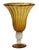 Italian Handmade Amber Murano Glass Vase, 2000 For Sale - Image 7 of 7