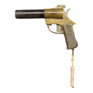 Antique International Flare Signal Co. Brass and Iron Flare Gun
