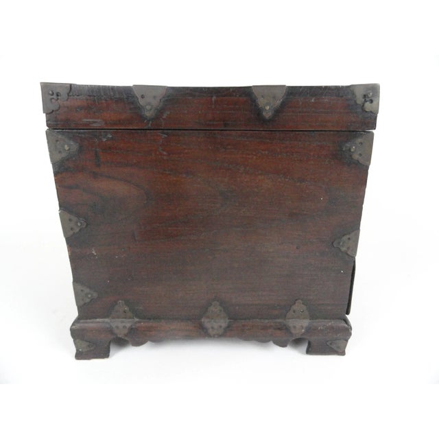 19th Century Korean Wood Wedding Box For Sale - Image 9 of 10