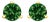 14K Yellow Gold 1 1/2 Cttw 3-Prong Martini Set Lab Grown Green Diamond Solitaire Stud Earrings For Sale