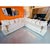 Mid-Century Modern Coco Republic Natural Fabric 3+ Piece Sectional For Sale - Image 3 of 3
