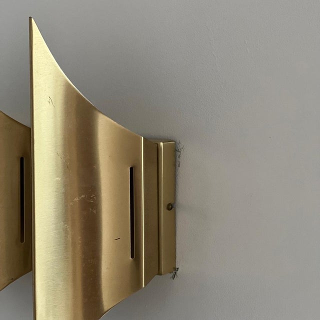 Mid-Century Brass Gothic Wall Lights by Bent Karlby, 1960s For Sale - Image 9 of 15