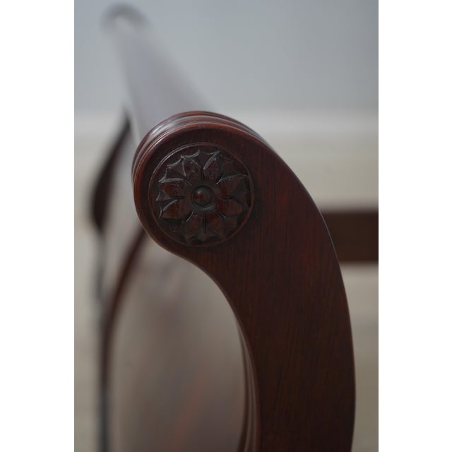 Thomasville Queen Size Mahogany Sleigh Bed For Sale In Philadelphia - Image 6 of 12