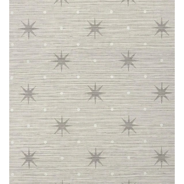 Contemporary Sample - Hinson for The House of Scalamandré Big Trixie Wallcovering, Oyster For Sale - Image 3 of 3