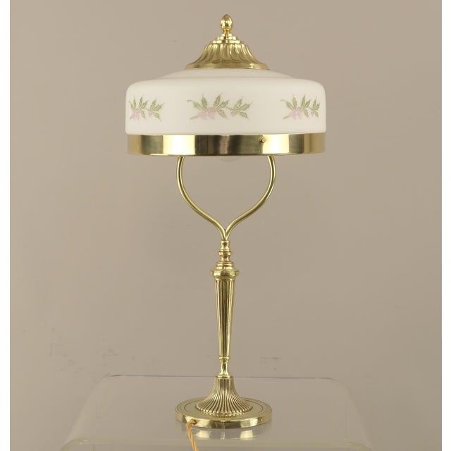 Art Nouveau Ladies Table Lamp in Brass, 1890s For Sale - Image 18 of 18