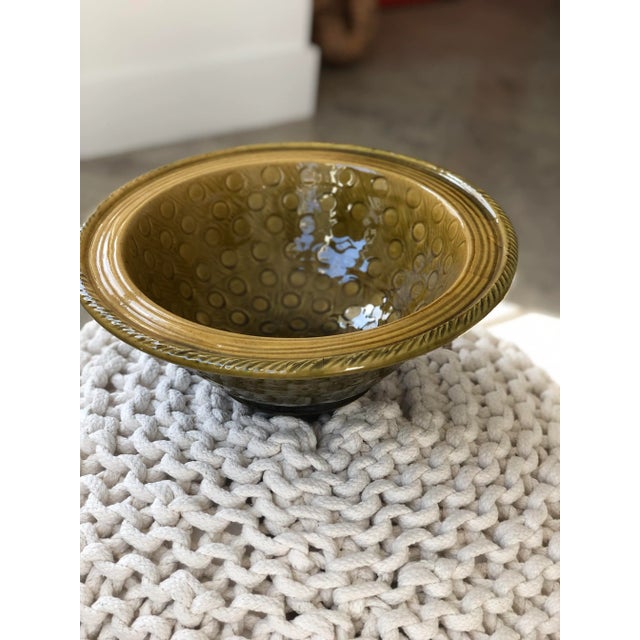 Bitossi Mid-Century Italian Glazed Terra-Cotta Bowl in the Style of Bitossi For Sale - Image 4 of 12