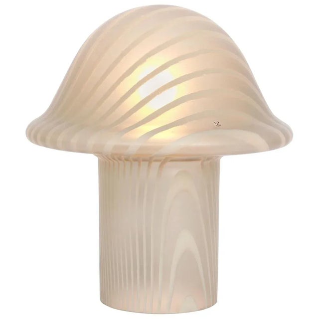 Glass Mushroom Table Lamps from Peill & Putzler, Germany, 1970s For Sale - Image 9 of 9