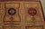 Handmade in wool originating from China circa 1980-1990, a vintage 5x7 needlepoint ode to Axminster rug styles joining Rug...