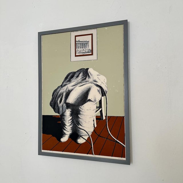 1980s Postmodern Color Composition, Lithograph, 1981, Framed For Sale - Image 5 of 8