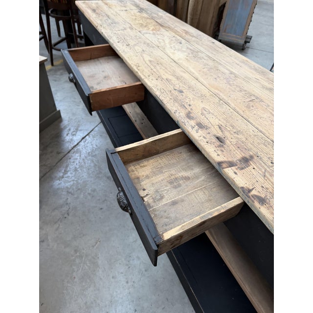 Large Early 20th Century Store Counter For Sale - Image 15 of 18