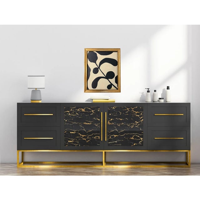 Cream Contemporary Abstract Expressionist Painting by Bryan Boomershine Framed For Sale - Image 8 of 11