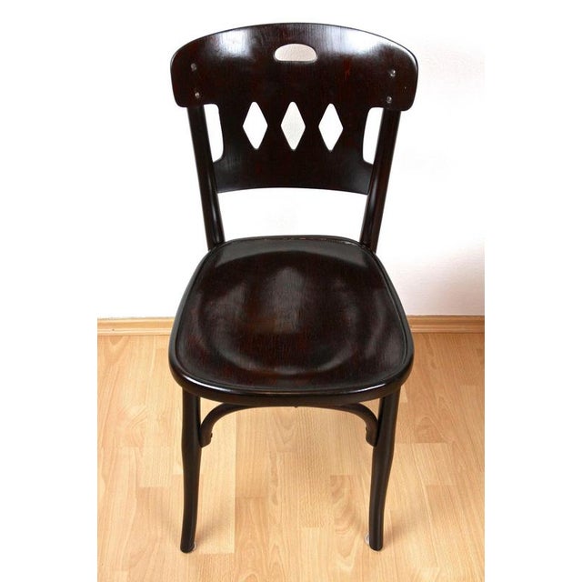 Art Nouveau Bentwood Chairs attributed to Kohn, Vienna, 1910s, Set of 2 For Sale - Image 3 of 14