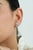 1.23ct Modern Aquamarine & Diamond Double Halo Stud Earrings 14k Gold- 2 Pieces For Sale - Image 12 of 16
