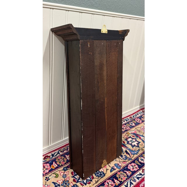 Antique English Pair Bookcases Plate Racks Wall Shelves Hanging Wall Oak 1920-30 For Sale - Image 17 of 18