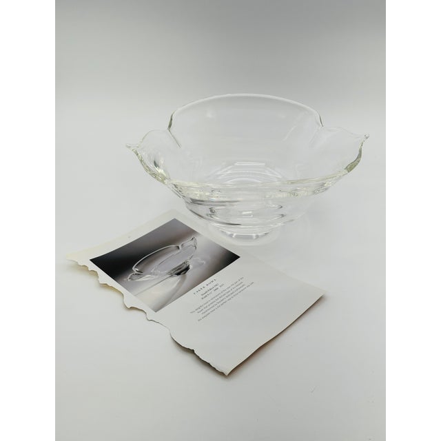 Mid-Century Modern Mid 20th Century Steuben Calyx Art Glass Crystal Bowl For Sale - Image 3 of 7