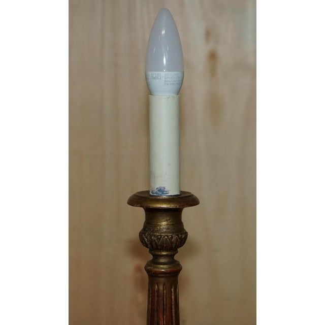 1900 Corinthian Pillar Desk Lamps Converted from Candelabras, Set of 2 For Sale - Image 10 of 17