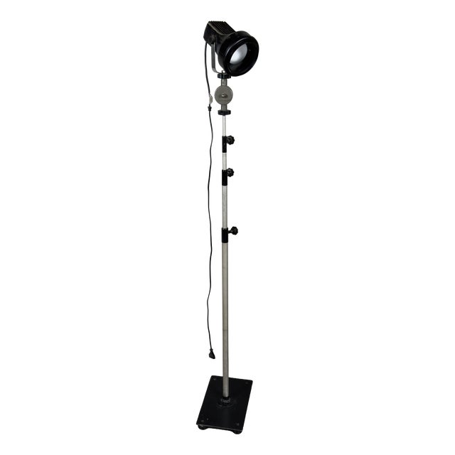 Vintage Industrial Floor Lamp in Metal by Ignoto For Sale