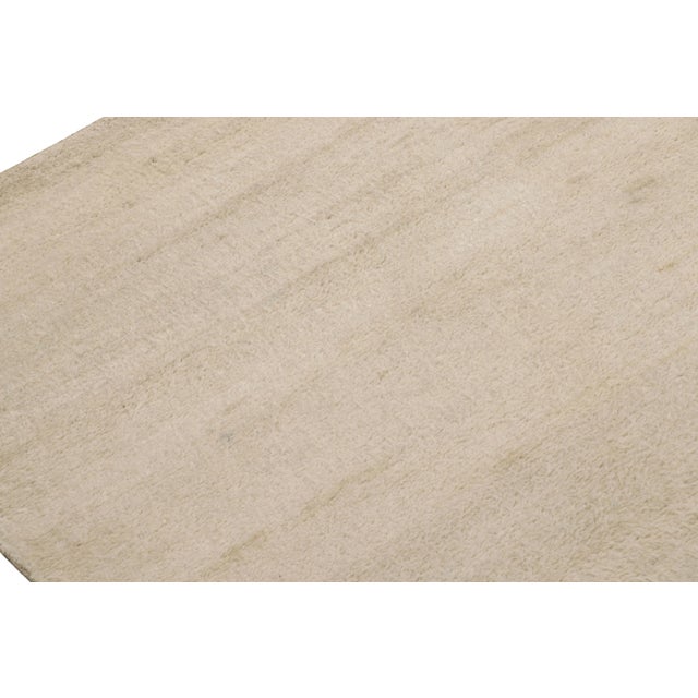 2010s Rug & Kilim’s Modern Textural Oversized Rug With Striae of Beige - 13'9''x19' For Sale - Image 5 of 7
