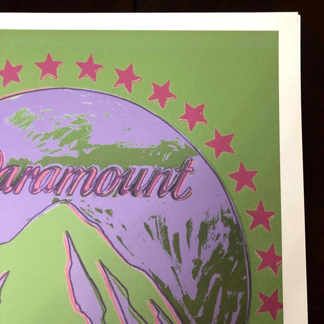 Green 1990s After Andy Warhol "Paramount Classic" Lithograph For Sale - Image 8 of 11