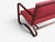 Jacques Adnet, Rare Settee, Leather, Steel, France, 1950s For Sale - Image 11 of 14