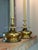Black 1980s Chapman Tall Buffet Cast Brass Table Lamps With Original Black Shades - a Pair For Sale - Image 8 of 17
