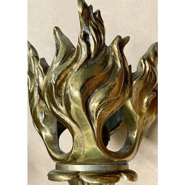 Masterpiece 19thc French Louis XV Massive Gilt Bronze Gas Converted Wall Sconce Signed by Maison E. Mottheau & Fils Paris. For Sale - Image 11 of 18