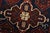 Hamedan Rug 3’2” X 4’10” Blue Wool Vintage Tribal Hand-Knotted Carpet For Sale - Image 4 of 12