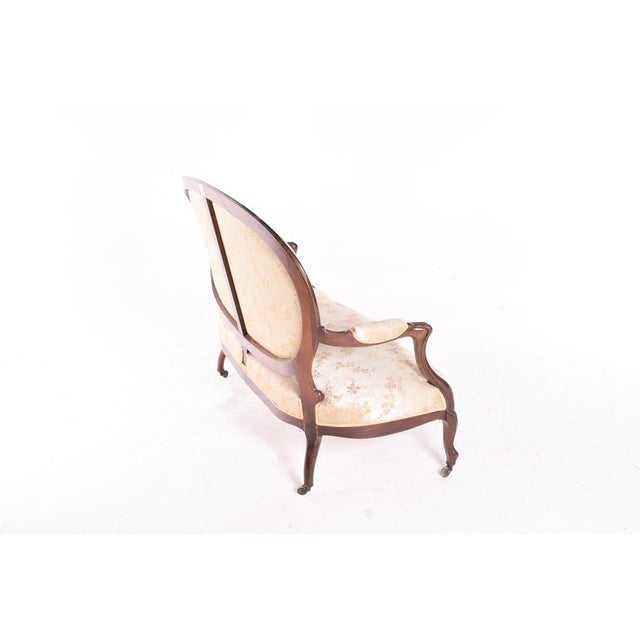 Antique Louis XV Rosewood Sofa, France For Sale - Image 3 of 4