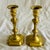 Set of 2 Valsan Vintage Brass Candle Stick Holders Made in Portugal Beautiful Brass. Each measures 6" tall