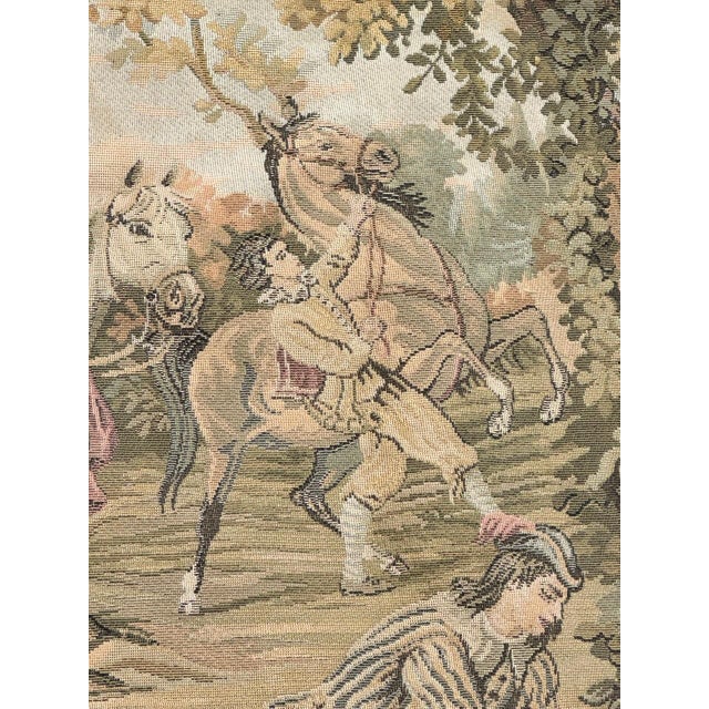 French Aubusson Tapestry by Jacquard, 1960s For Sale - Image 10 of 18