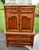 Dixie Furniture Co. Cherry Dixie Furniture Tall Chest Vintage French Provincial Cabinet Chest For Sale - Image 4 of 18