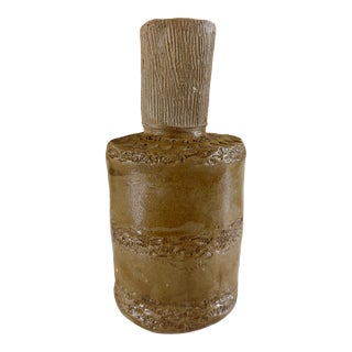 Vintage Studio Pottery Vase 1980 For Sale