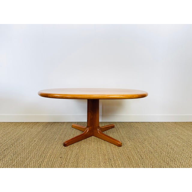 Danish teak coffee table dating from the sixties. nice base. vintage scandinavian coffee table. made in denmark...