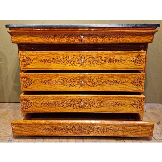 Gemstone Charles X Commode, 1825 For Sale - Image 7 of 18