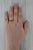 0.65ctw Blue Sapphire Diamond Ring 14k Yellow Gold Size 6.5 For Sale - Image 4 of 8