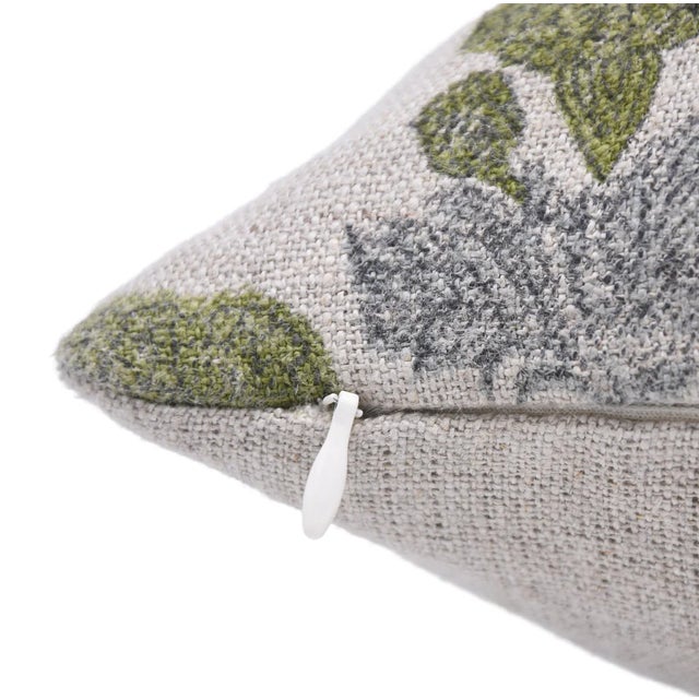 Contemporary Floral Home Decor Cushion Cover 16x16 Inch- Manmohan For Sale - Image 3 of 4