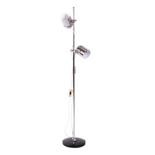 Mid-Century Modern Floor Lamp in Chrome by J. Indra for Combi Lux, Czech, 1960s For Sale