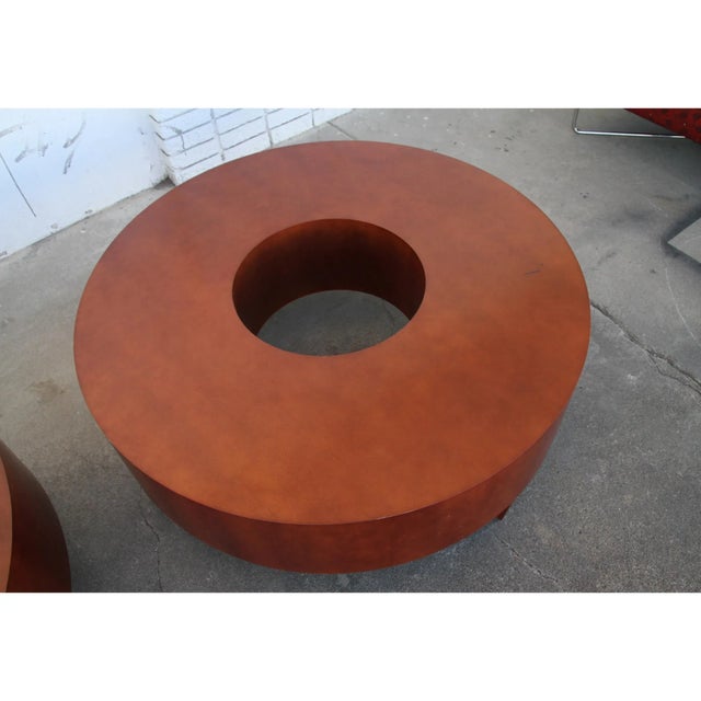 Early 20th Century Early 20th Century Coalesse Round Table by Steelcase (2 Available) For Sale - Image 5 of 11