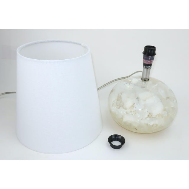 Currey & Company Odette Encased Quartz Acrylic Table Lamp For Sale In Atlanta - Image 6 of 15