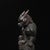 Metal Vintage Gilt Brass Qilin Figure - Mythical Beast on Column For Sale - Image 7 of 9