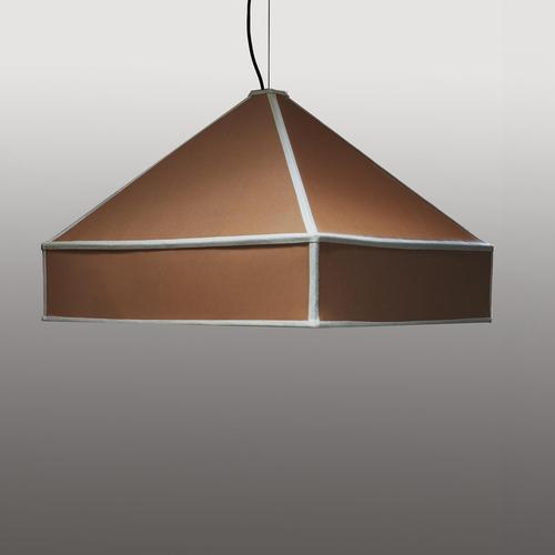 Large Piramide Pleated Pendant Lamp by Nassi For Sale - Image 12 of 14
