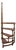 Library Ladder in Walnut-Stained Beech For Sale