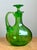 Vintage Green Glass Decanter For Sale - Image 11 of 12