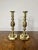 Late 19th Century Large Antique Victorian Brass Candlesticks, 1890s, Set of 2 For Sale - Image 5 of 6
