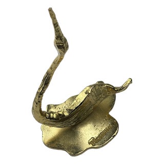 Vintage Metal Sculpture Bird by Salvino Marsura, Italy, 1970s For Sale