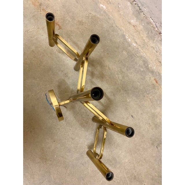 Large Space Age Wall Lamp Sculpture from Maison Jansen and Sciolari, 1960s For Sale - Image 18 of 18