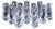 Crystal Corolle Glasses from Daum, Set of 12 For Sale
