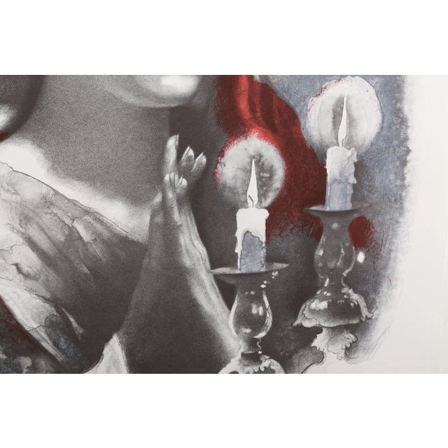 Figurative Shabbas Candles III B, Sandu Liberman For Sale - Image 3 of 5