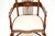 Brown Antique Edwardian Armchair in Satin Wood, 1900s For Sale - Image 8 of 11